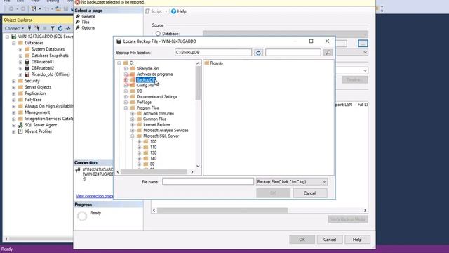 Restaurar Base de Datos SQL Server 2016 смотреть онлайн
