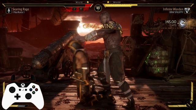 Intense Mortal Kombat Ranked Match With Live Controller On Xbox One X Mortal Kombat 11 смотреть онлайн