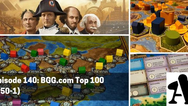 BGA Episode 140 - The BGG.com Top 100 (#50-10) смотреть онлайн