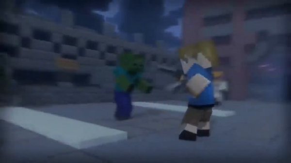 Клип “Бада Бум “ minecraft server Hypixel mini game zombie