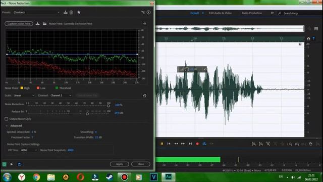 КАК УБРАТЬ ШУМЫ В ADOBE AUDITION ▏ОБРАБОТКА ЗВУКА В ADOBE AUDITION смотреть онлайн