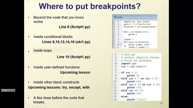 GIS540: Debugging (Ch13) смотреть онлайн