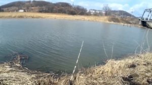 РЫБАЛКА НА СПИННИНГ ВЕСНОЙ НА РЕЧКЕ ЛОВЛЯ КРАСНОПЁРКИ В ПРИМОРЬЕ