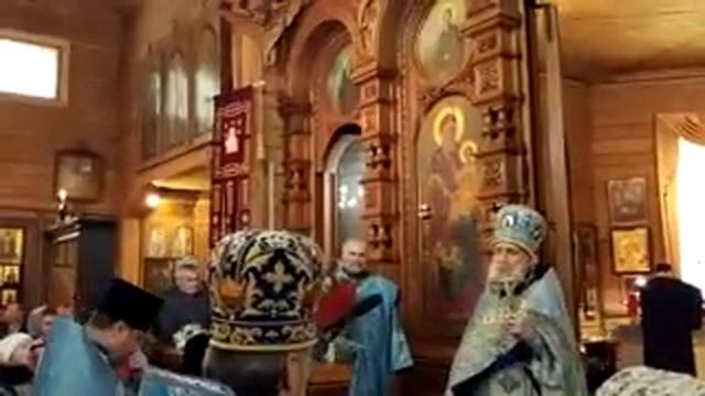 Проповедь митроф. прот. Михаила Юримского. Божия Матерь – наша заступница, ходатаица и молитвенница смотреть онлайн