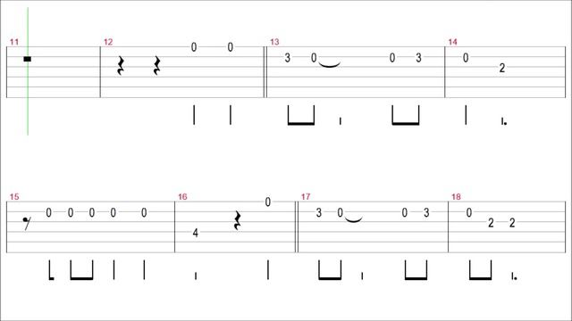I Want To Hold Your Hand / The Beatles / Guitar Solo Tab+BackingTrack смотреть онлайн