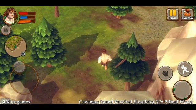Caveman Island Survival Simulator 3D: Primal World (by BigBro Games) - Android and iOS - gameplay. смотреть онлайн