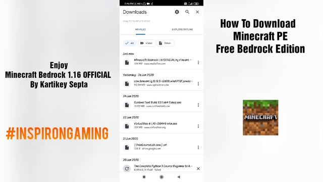 How to Download Minecraft 1.16.0 Nether update for FREE!! |MCPE/BEDROCK EDITION| смотреть онлайн
