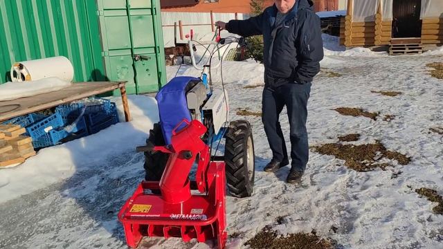 Отзыв о снегоуборочной приставке Мегалодон СМ-06 спустя 5лет. смотреть онлайн