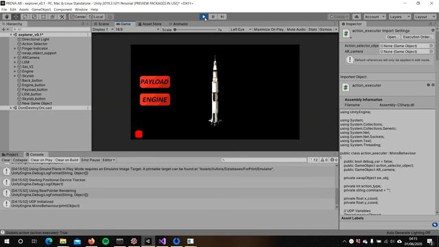 Unity 3D Augmented Reality Application With OpenCV and Python смотреть онлайн