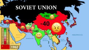 Relations between RUSSIA 🇷🇺 and Asia 1900 - 2023 (Every year)