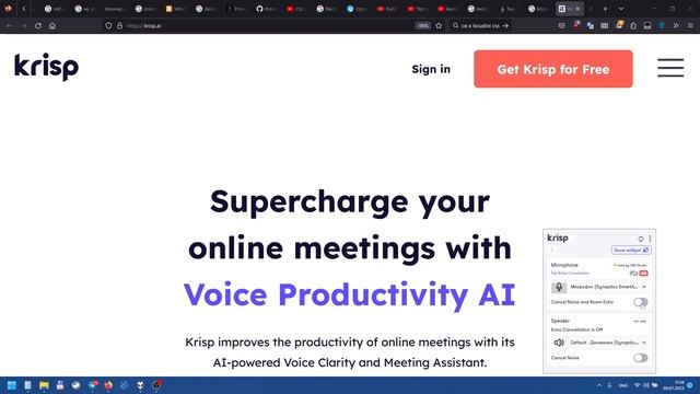 Krisp - RTX Voice для CPU смотреть онлайн