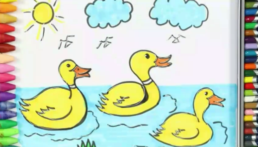 Рисуем Уточек смотреть онлайн