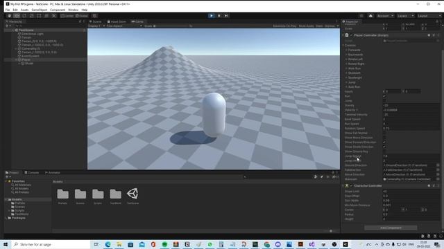 Unity RPG series Player Movement and Camera controller import Part 0.5 (Start point 1) смотреть онлайн