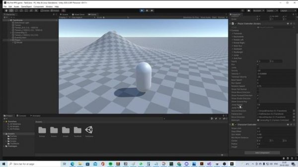 Unity RPG series Player Movement and Camera controller import Part 0.5 (Start point 1)