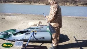 Новая гребная лодка Инзер 290 U / РАСПАКОВКА /ОБЗОР НА ВОДЕ