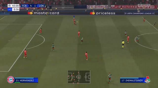 FIFA 21 BAYERN MUNICH VS LOKOMOTIV MOSCOW CHAMPIONS LEAGUE PREDICTION смотреть онлайн