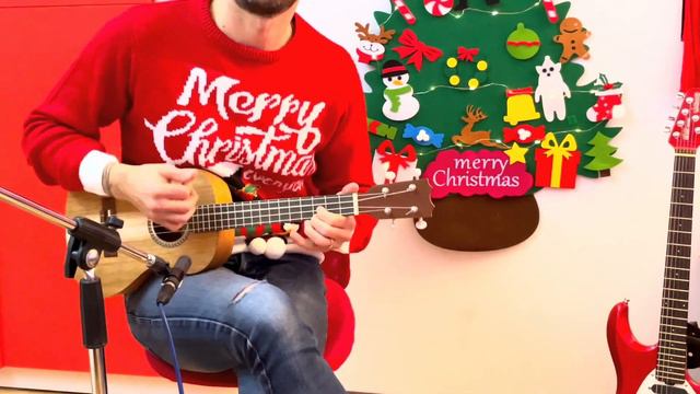 Happy Xmas (War Is Over) | Ukulele COVER | John Lennon Yoko Ono | Marco Filippini | Christmas Claus смотреть онлайн