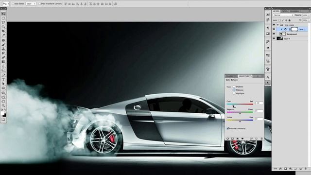 Photoshop Tutorial - Tire Smoke смотреть онлайн