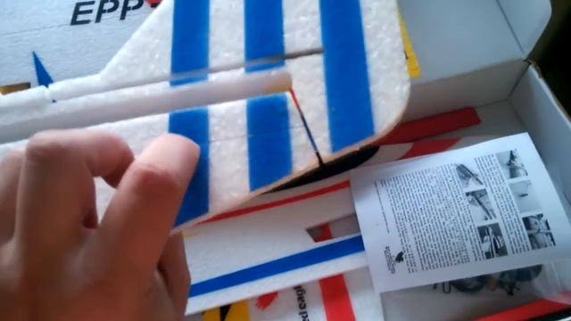 Hummer EPP 3D Plane 1000mm (KIT) распаковка, первое впечатление
