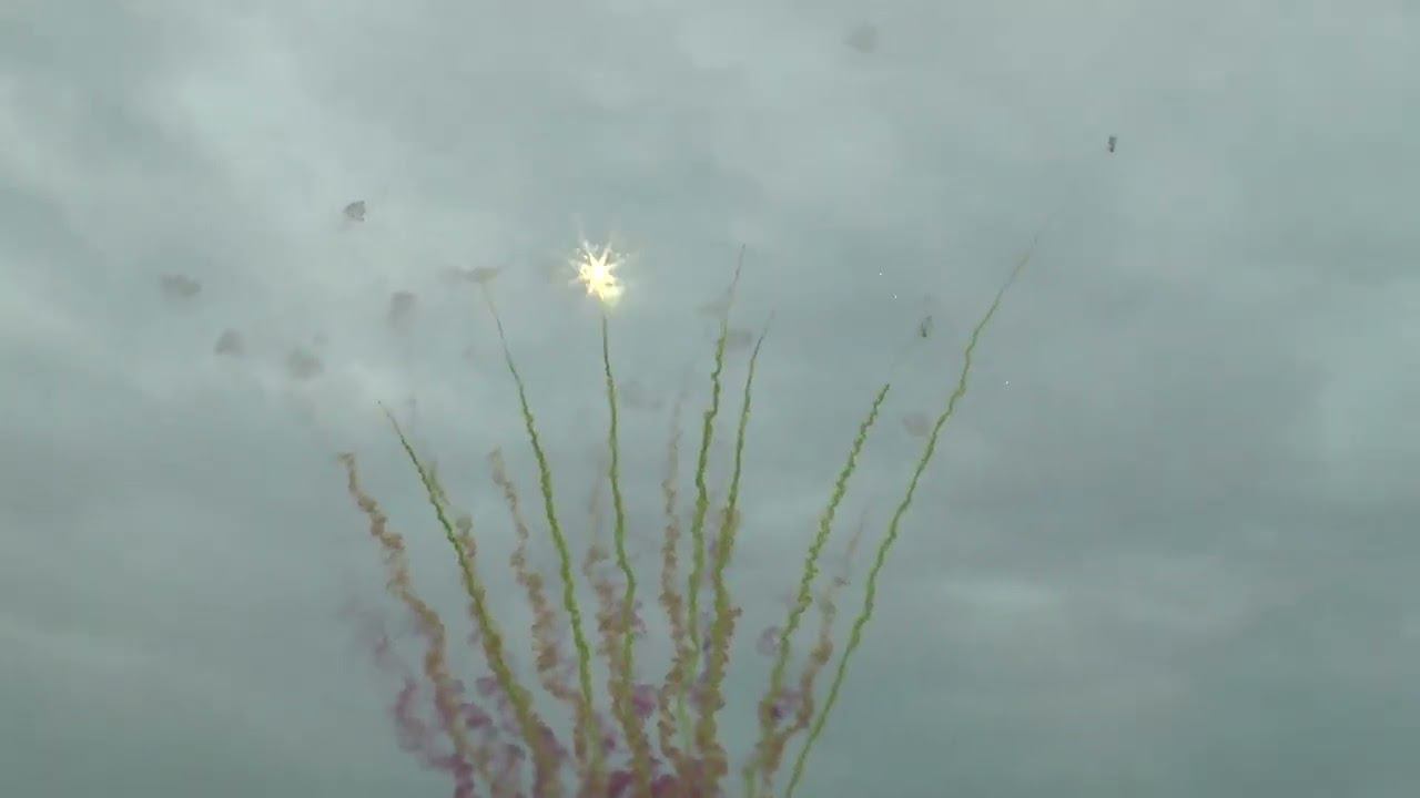 Дневная и веерная батарея салютов БСК JFDMC30-49V/01 49 залпов 1,2 дюйма смотреть онлайн