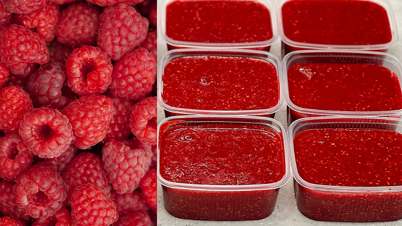 МАЛИНА с сахаром без варки. Зимой наслаждаемся свежей ароматной малиной. смотреть онлайн