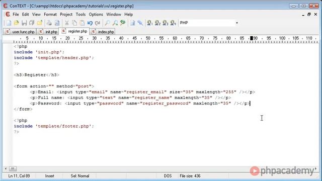 PHP Image Upload Website 241 User Registration Part 1 смотреть онлайн