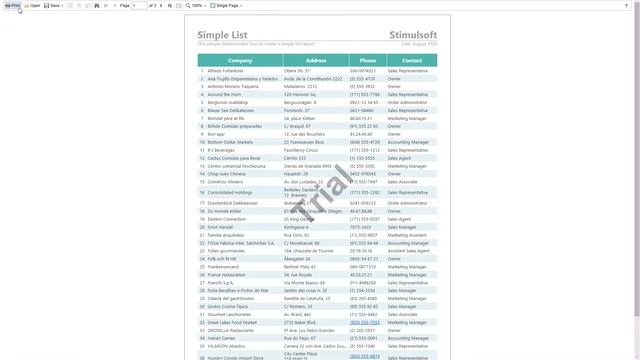 Stimulsoft Angular Viewer: Printing Reports [2021] смотреть онлайн