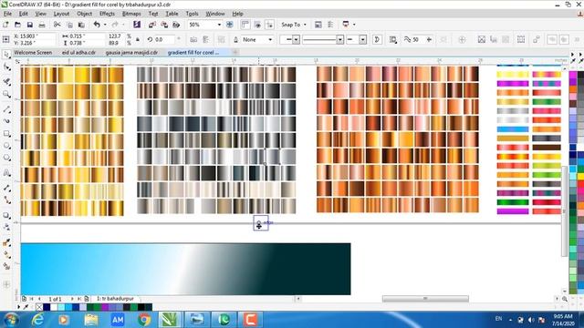 corel draw gradient pack || trbahadurpur смотреть онлайн