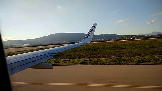 Ryanair FR012 Taxi And Take Off From LGAV (ATH-Athens Eleftherios Venizelos)