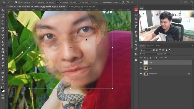 Cách ghép mặt trong photoshop cực nhanh смотреть онлайн