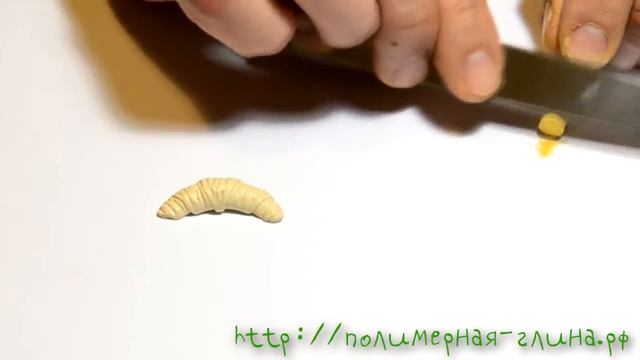 Мастер-класс Круассан из полимерной глины. Polymer clay смотреть онлайн