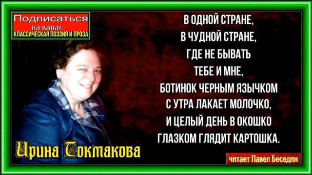 В чудной стране ,Ирина Токмакова, читает Павел Беседин смотреть онлайн