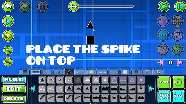 Connected Spike - Geometry Dash Tutorial смотреть онлайн