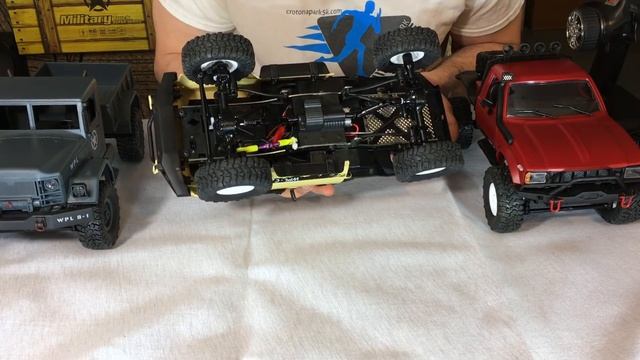 WPL C14 KIT Vs RTR Vs Military Truck (tug of war + hill climb) смотреть онлайн