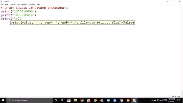 how to make emoji in python смотреть онлайн