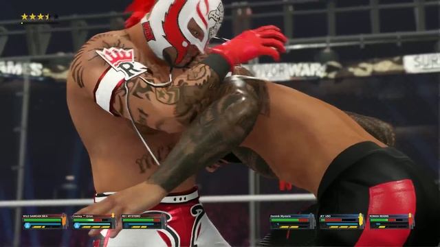 Team Father VS Team Son's War Game In WWE 2K23 смотреть онлайн