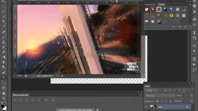 TUTOR#3 Как сделать в тексте картинку Photoshop. смотреть онлайн