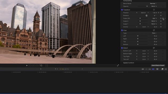 Пролет камеры сквозь дверь | Final Cut Pro X | Спецэффекты смотреть онлайн