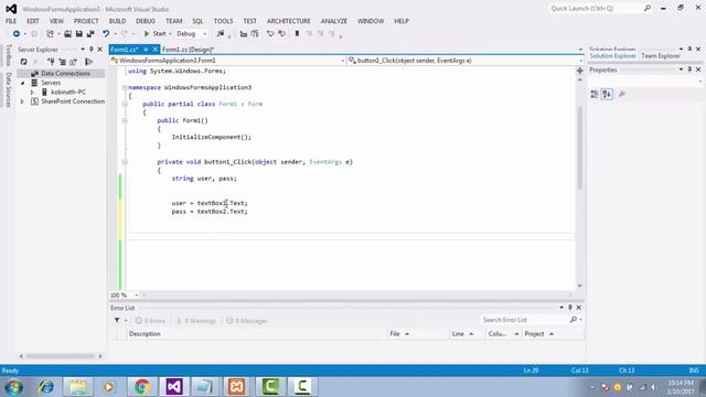 Create Login Form in C# step by step with Database смотреть онлайн