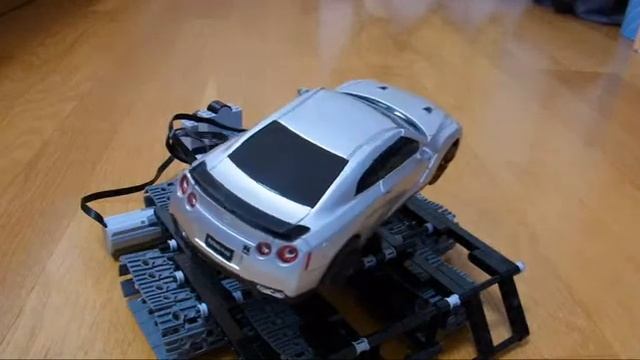 Lego Technic Incline Car NISSAN GTR Spec V R35 Silver 4 смотреть онлайн
