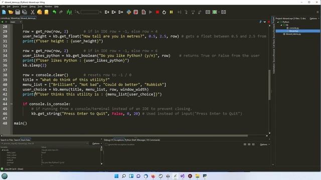 01-Get validated input from console apps in Python, Lua and C# - Python - part 2 смотреть онлайн