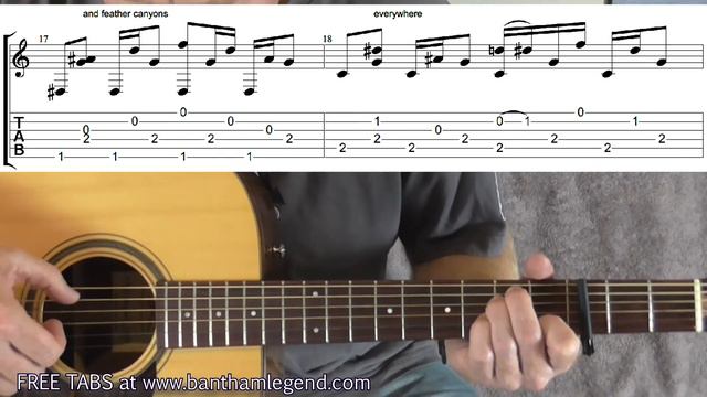 Both Sides Now - Joni Mitchell - Tallest Man on Earth cover - Guitar Lesson смотреть онлайн