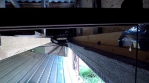 Подъемные ворота в гараж. Своими руками! Новая идея ! Очень удобно!