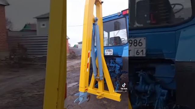 КРАН НА НАВЕСКУ МТЗ смотреть онлайн