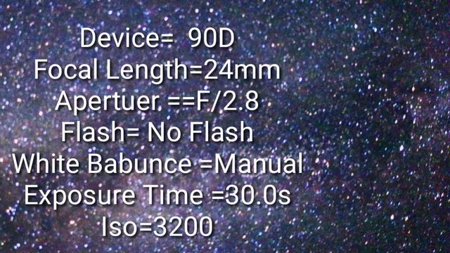 CANON 90D Night Sky photography with setting manual mode 2019 смотреть онлайн
