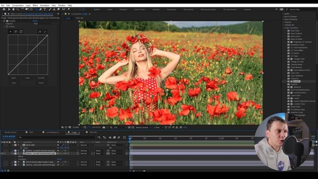 Как работать с Кривыми в After Effect / Эффект Curves After Effects смотреть онлайн