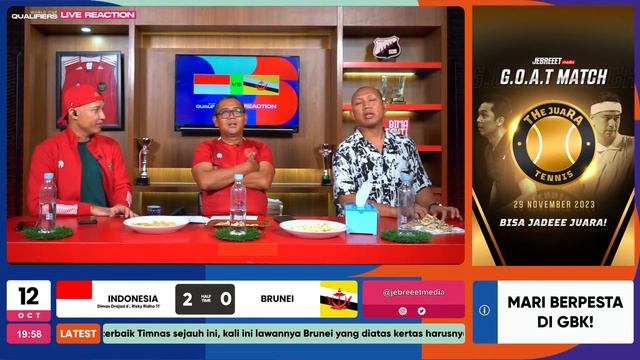 ?INDONESIA VS BRUNEI DARUSSALAM - LIVE REACTION KUALIFIKASI PIALA DUNIA - EPS 41 смотреть онлайн