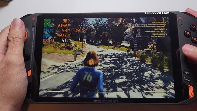 OneXPlayer 1S 1195G7 | FALLOUT 76 | Intel Iris Xe Performance смотреть онлайн
