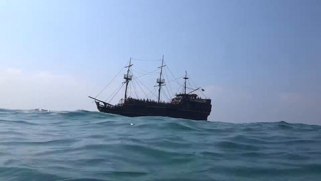 Отдых на Кипре. Сентябрь 2019. Пиратский корабль. смотреть онлайн