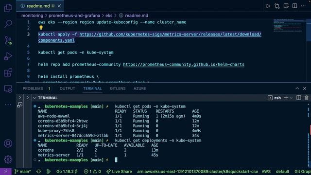 Setting Up Prometheus And Grafana on AWS EKS (Getting Started) смотреть онлайн